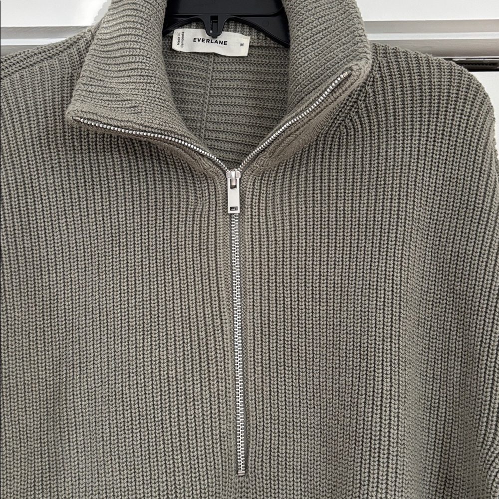 Everlane Half-Zip in Everyday Cotton - Size M - Picture 10 of 11